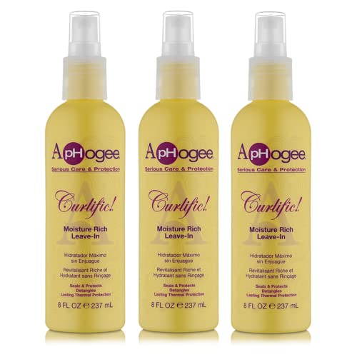 ApHogee Curlific Moisture Rich LeaveIn 8oz 3pck